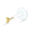 Moon Shaped Labrets Push-in LA-225